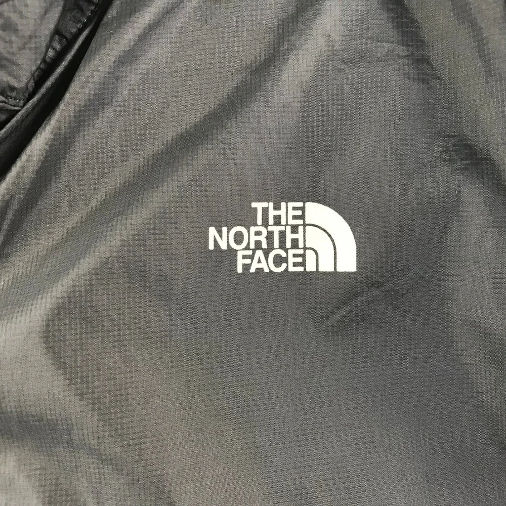 The North Face Mens XL Black Windstopper Full Zip Nylon Ripstop Jacket Venting